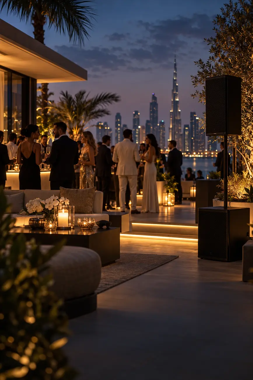 Premium private event with professional speakers